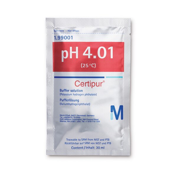 Supelco Solución tampón (potasio hidrogenoftalato), trazable a SRM de NIST y PTB pH 4.01 (25°C) Certipur®