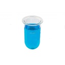 Vaso, fondo redondo, 250 ml, vidrio, volumen pequeño pharmacopea china