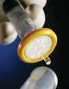 UNIDADES DE FILTRACION MILLIPORE TIPO DURAPORE PVDF, DE 33 MM DE DIAMETRO, DE 0,1 MICRAS DE PORO. ESTERILIZADA POR RADIACION GAMMA PACK/50
