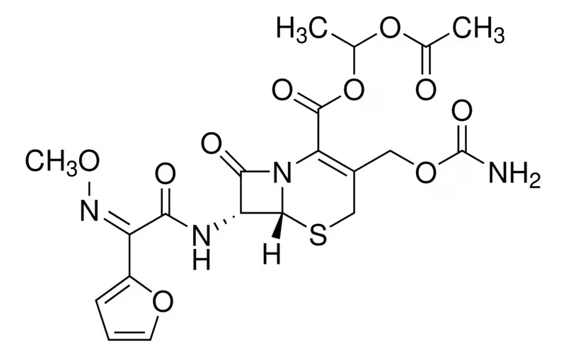 ESTÁNDAR SECUNDARIO FARMACÉUTICO; MATERIAL DE REFERENCIA CERTIFICADO CEFUROXIME AXETIL 700MG