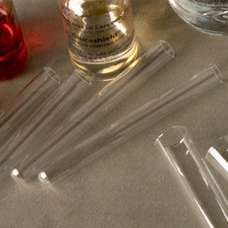 [TB16C] TUBOS DE VIDRIO DE BOROSILICATO DESPIROGENADO DE 16 X 90 MM CON TAPAS DE ALUMINIO, 65 TUBOS/PAQUETE
