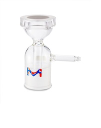 [XX1504702] BASE Y CUBIERTA CON TUBO LATERAL PARA VACIO DE VIDRIO PARA SISTEMA DE FILTRACION DE SOLVENTES MARCA MILLIPORE