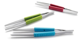 [XX6200006] PINZAS EN ACERO INOXIDABLE CON PUNTAS PLANAS PARA MANEJO DE MEMBRANAS.