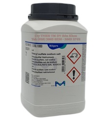 [1137601000] MILLIPORE DODECILO SULFATO, SAL SÓDICA DODECYL SULFATE SODIUM SALT LAB. CAS 151-21-3, PH 6 - 9 (10 G/L, H2O, 20 °C). PRESENTACION 1 KG