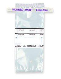 [B01040WA] FUNDAS WHIRL-PAK DE 4 ONZAS (118 ml) DE CAPACIDAD, PARA MUESTREO ESTÉRIL, CON 10MG DE TIOSULFATO DE SODIO. CON FRANJAS PARA ESCRIBIR STANDAR PACK/100