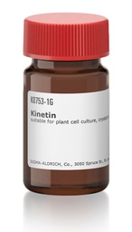 [K0753-1G] Kinetinsuitable for plant cell culture, Sigma-Aldrich crystallineSynonym: 6-Furfurylaminopurine, N6- Furfuryladenine 1 GR