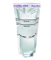 [B01402WA] FUNDA WHIRL-PACK THIO-BAGS STAND-UP 4 ONZ. ESTERILES, CON BANDA. PAC/100