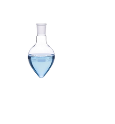 [80423] MATRACES FRASCOS EN FORMA DE PERA. CONEXION S.T. 29/32. CAPACIDAD 100 ML – Ø 65 MM – ALTURA 115 MM CAPACIDAD 250ml – Ø 85 MM – ALTURA 140 MM